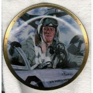  John Wayne Plate Tribute to Jet Pilots 
