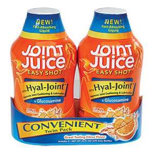 JOINT JUICE Easy Shot Citrus Flavor with HYAL JOINT & GLUCOSAMINE Twin 