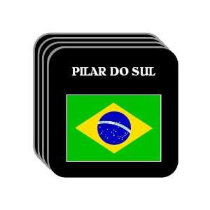  Brazil   PILAR DO SUL Set of 4 Mini Mousepad Coasters 