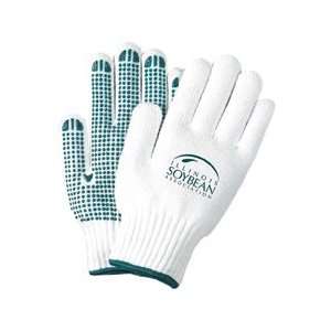  2057    Freezer gloves, PVC palm dotted knit, 100% 