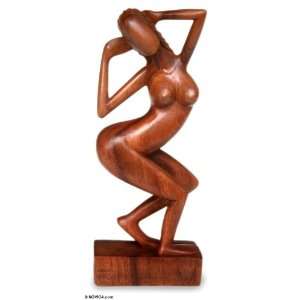  Wood sculpture, Lithe Dancer