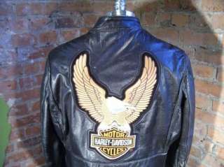 VTG 60s Kehoe Harley Davidson Steerhide Leather Cafe Motorcycle 