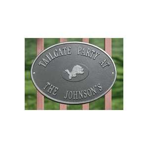  Personalized LIONS Oval Name Plaque