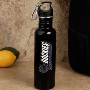  Colorado Rockies Black 750ml Stainless Steel Water Bottle 