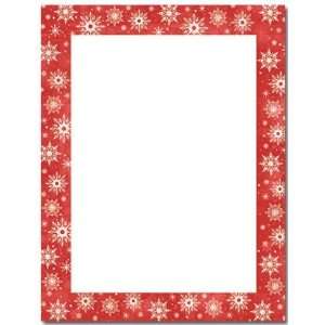  Snowy Flakes Stationery   25 Sheets