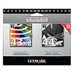  Lexmark #43xl/#44xl X4850/X6570/X7550/X9350 Black/Color 