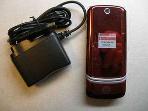   outer clear cover  Motorola K1m KRZR bundle with AC charger VERIZON