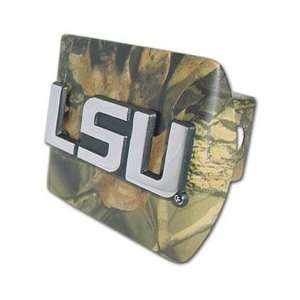  *NEW* LSU Tigers (Block Letters) Camo Trailer Hitch Cover 