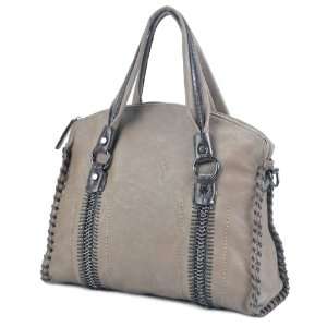 MSP00638TP Taupe Deyce Karri Stylish Women Handbag Double handle 