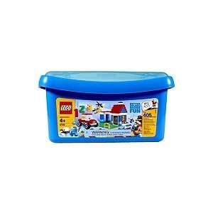  Lego Large Building Bucket   Blue Toys & Games