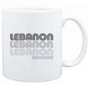  Mug White  Lebanon State  Usa Cities