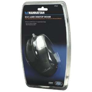 MLD Laser Desktop Mouse USB with 5 Buttons & Scroll Wheel, Manhattan 