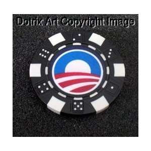  Barack Obama logo Las Vegas Casino Poker Chip limitd ed 