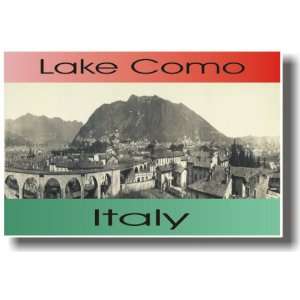  Lake Como Italy Circa 1910   Travel Poster Office 