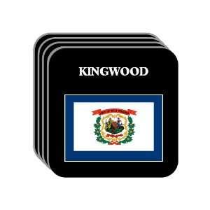  US State Flag   KINGWOOD, West Virginia (WV) Set of 4 Mini 