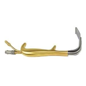 TBTS Style Fiber Optic Retractor with Suction Port, 90x30mm Blade 