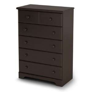  Summer Breeze Five Drawer Chest in Chocolate Furniture 