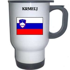  Slovenia   KRMELJ White Stainless Steel Mug Everything 