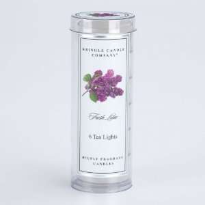 KRINGLE CANDLE 6 Pc. Fresh Lilac Tea Light Tube