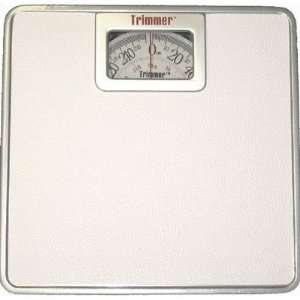  Silver Frame Mechanical Bathroom Scale with Square Display 