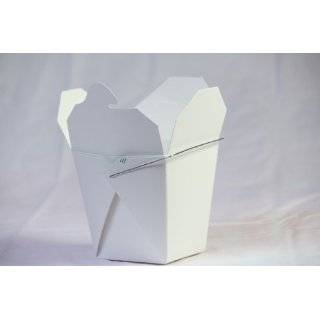 Chinese Take Out Food Boxes 32 oz. (1 Quart)   White  