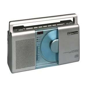    Portable Front Loading CD Player With AM/FM Radio Electronics