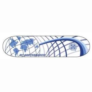 BC Global 3 Deck 7.5   White/Blue 