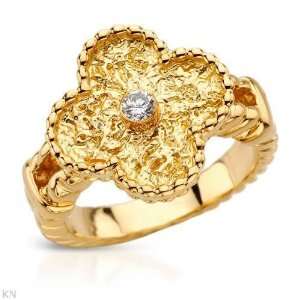   Color F Diamond 18K Gold Ring   Size 5 VAN CLEEF ARPELS Jewelry