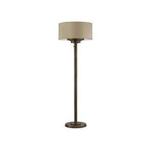 Martha Stewart Modern Brass Finish Floor Lamp