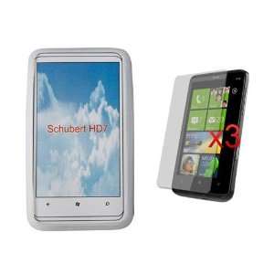   Guard Protector Film For T Mobile HTC HD7 Cell Phones & Accessories