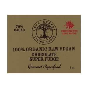 Chocolate, Organic Vegan SuperFudge, Agave Nectar Sweetened, CASE 