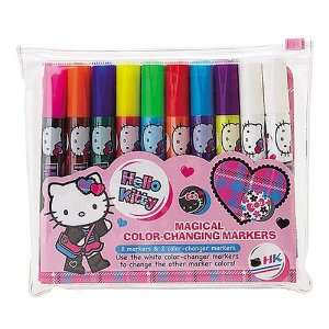  Hello Kitty Color Changing Marker Set Plaid Toys & Games