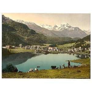    St. Moritz,village,baths,Grisons,Switzerland