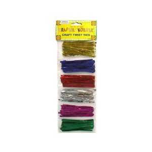   Bulk Buys CC298 Craft Twist Ties 6 Color   Pack of 144 Toys & Games