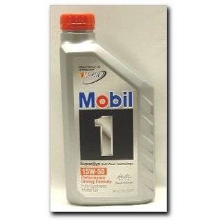  Mobil 1 94002 Synthetic 15W 50 Motor Oil   1 Quart (Case 