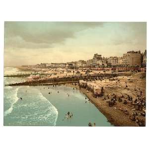   Personalised Glossy Stickers or Labels Victorian Photochrom Brighton