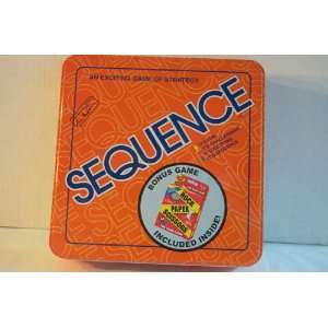  Sequence Tin Board Game 2005 with BONUS GAME Toys & Games