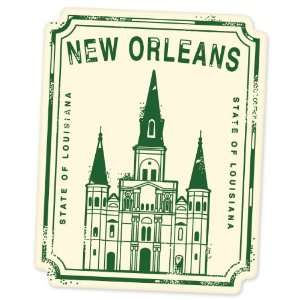  New Orleans travel vinyl window bumper suitcase sticker 5 