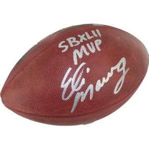   Autographed SB XLII MVP Super Bowl NFL Football Sports Collectibles