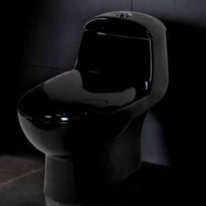 Ariel Bath A 038BLK Contemporary 16W x 28H European Toilet in Black