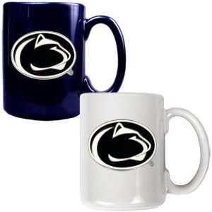  Penn State Nittany Lions   NCAA 2pc Ceramic Mug Set 