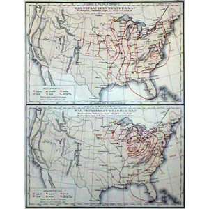   Map of United States Weather on Sept. 28, 1872