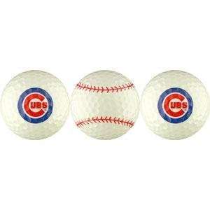 Chicago Cubs   3 Golf Balls