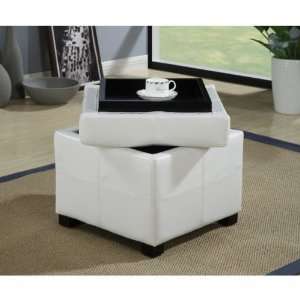 Urban Seating Storage Cube (White) (18H x 18W x 18D)  