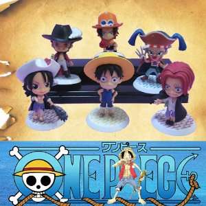   Anime One Piece Pirates Ace Luffy Nicole PVC Figure Set #1 Everything
