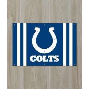  Indianapolis Colts Applique Embroidered Fan Wall Banner 