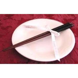  Natural Dark Wood Chopsticks
