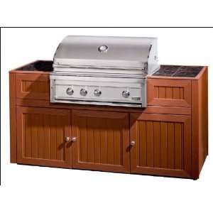  A & B Accesories ODK 9000R 75 in. Grill Cabinet   Deep Red 