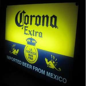  Corona Extra Beer Cerveza Neon Light Box Pub Bar Sign 