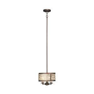 Livex 8673 64 Avalon 3 Light Mini Pendants in Palacial Bronze With 